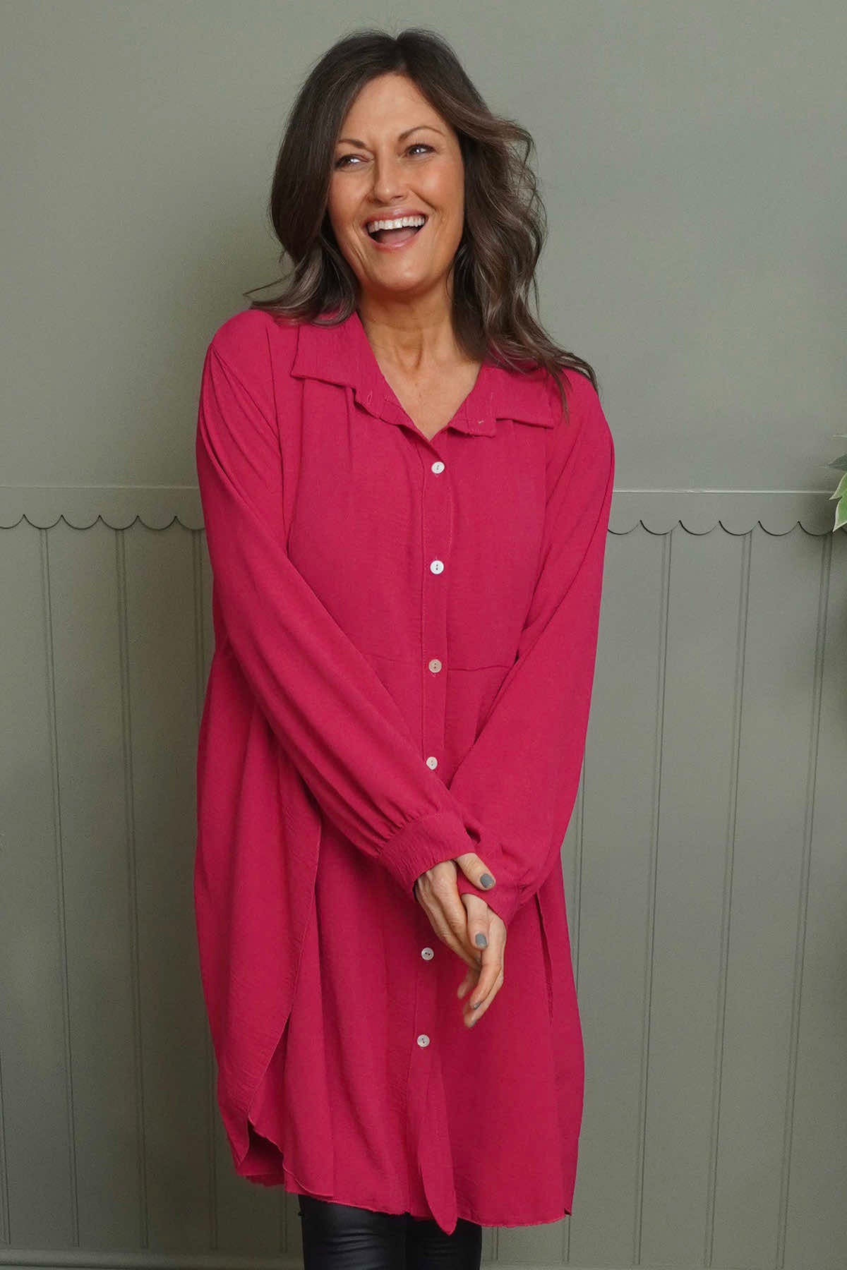 Eulalia Shirt Hot Pink