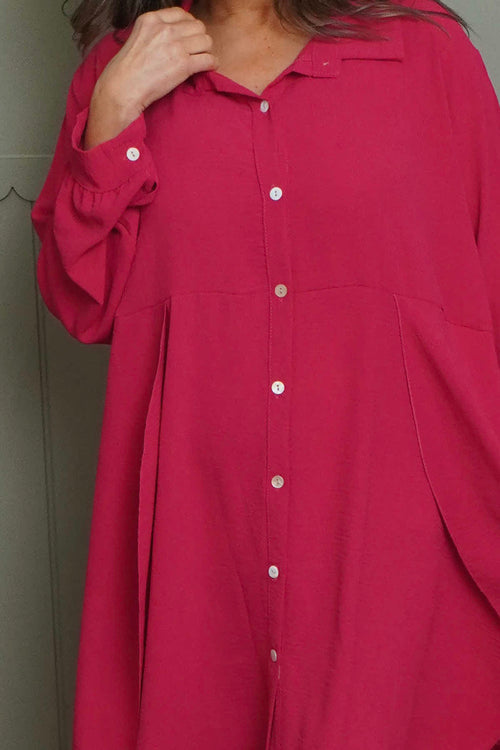 Eulalia Shirt Hot Pink - Image 3
