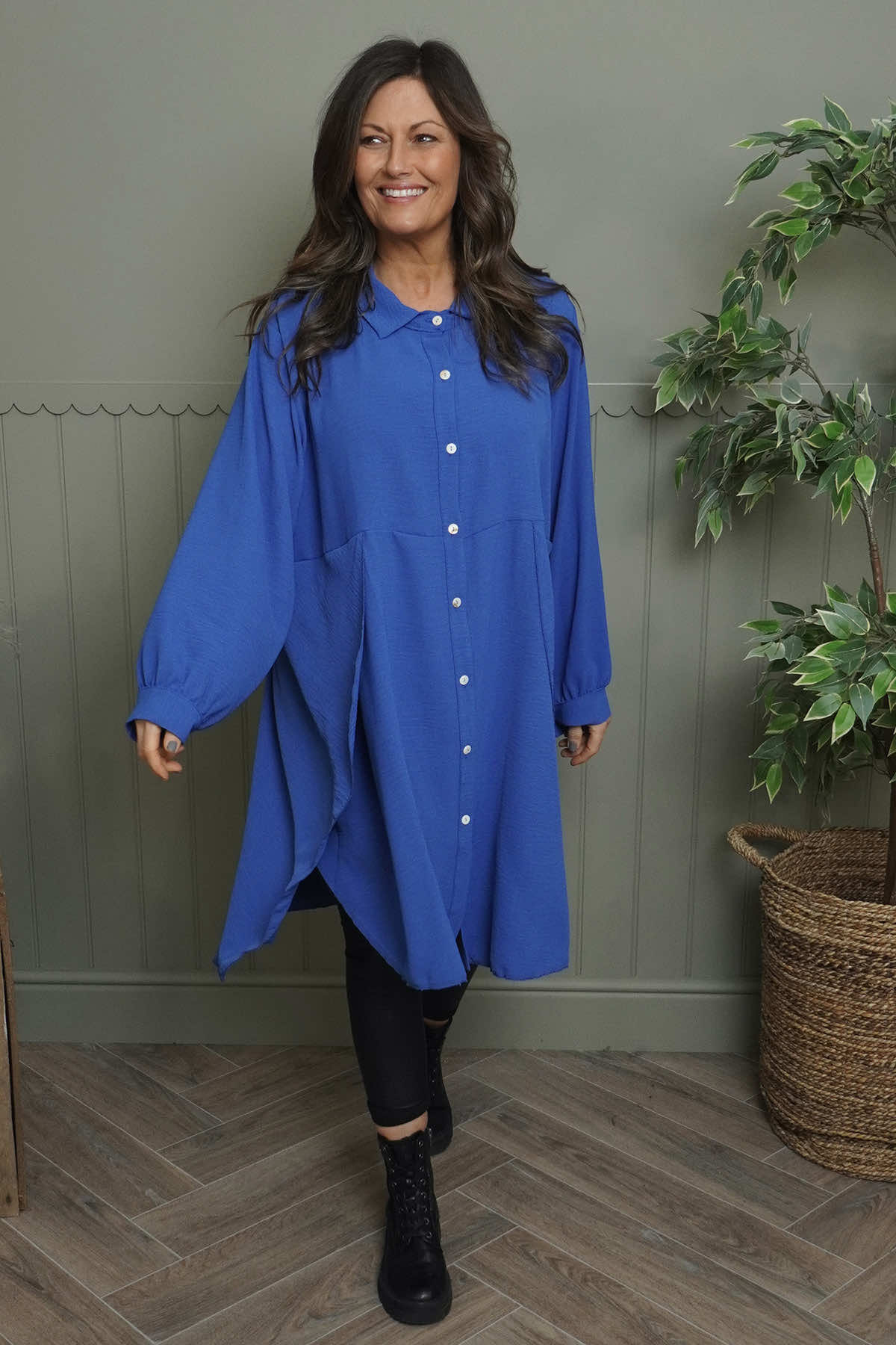 Eulalia Shirt Cobalt