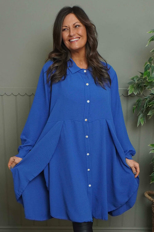 Eulalia Shirt Cobalt - Image 2