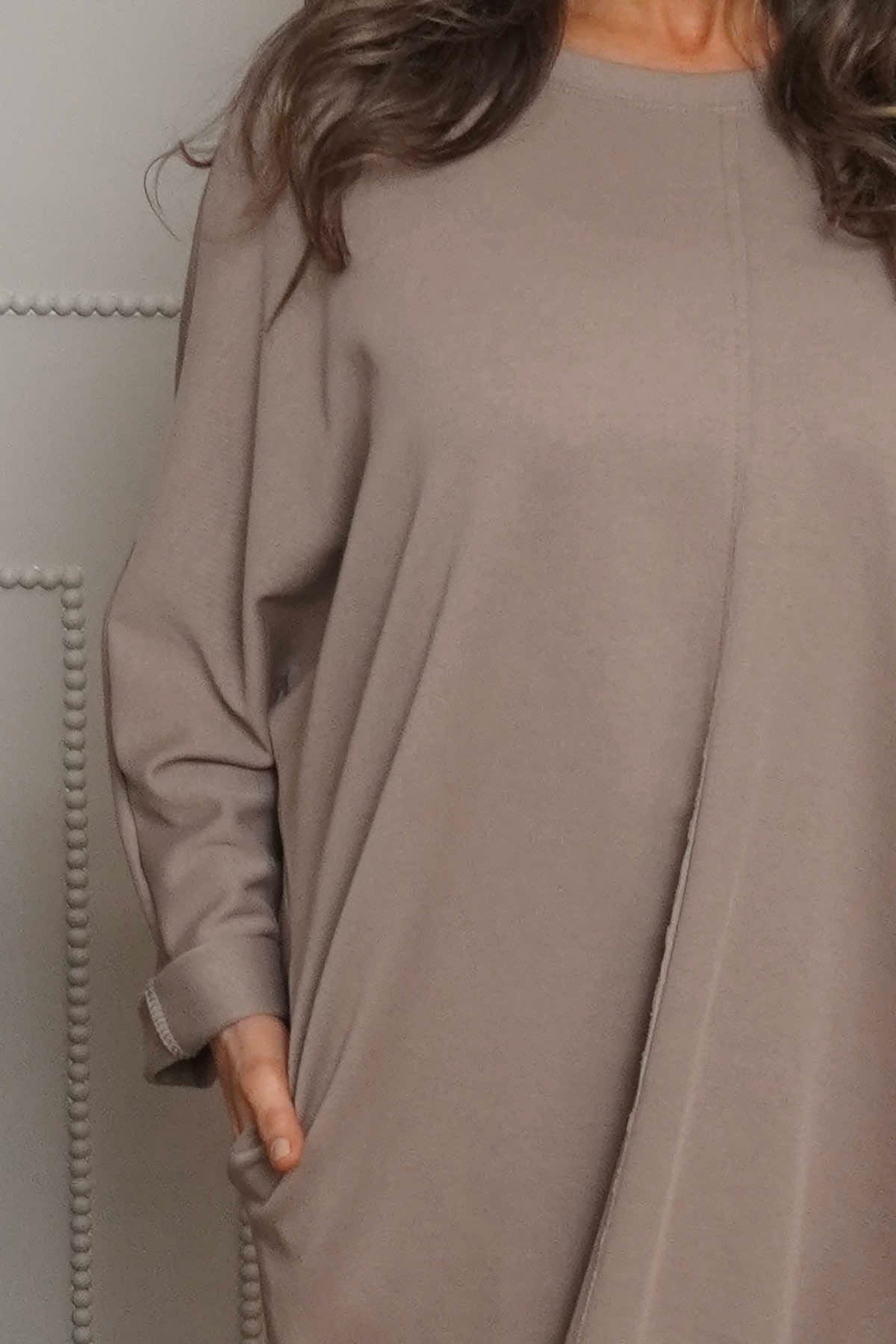 Haisley Cotton Tunic Mocha