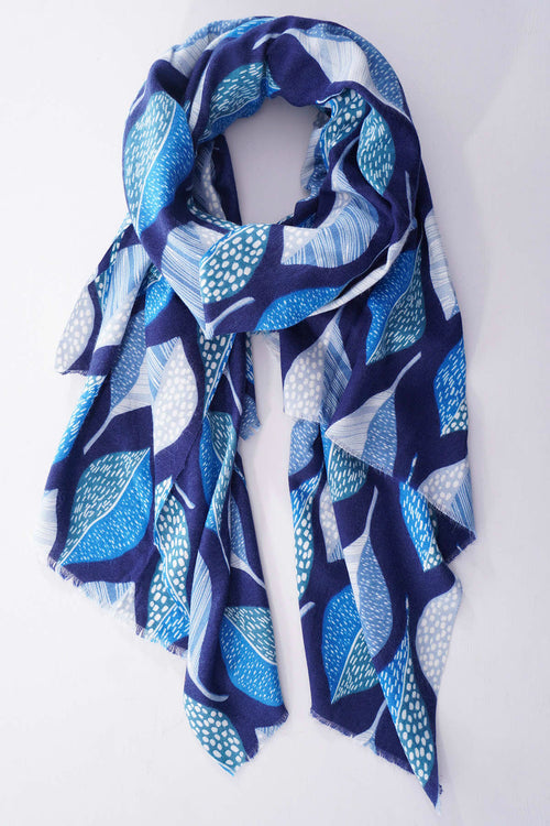 Triana Scarf Blue - Image 2