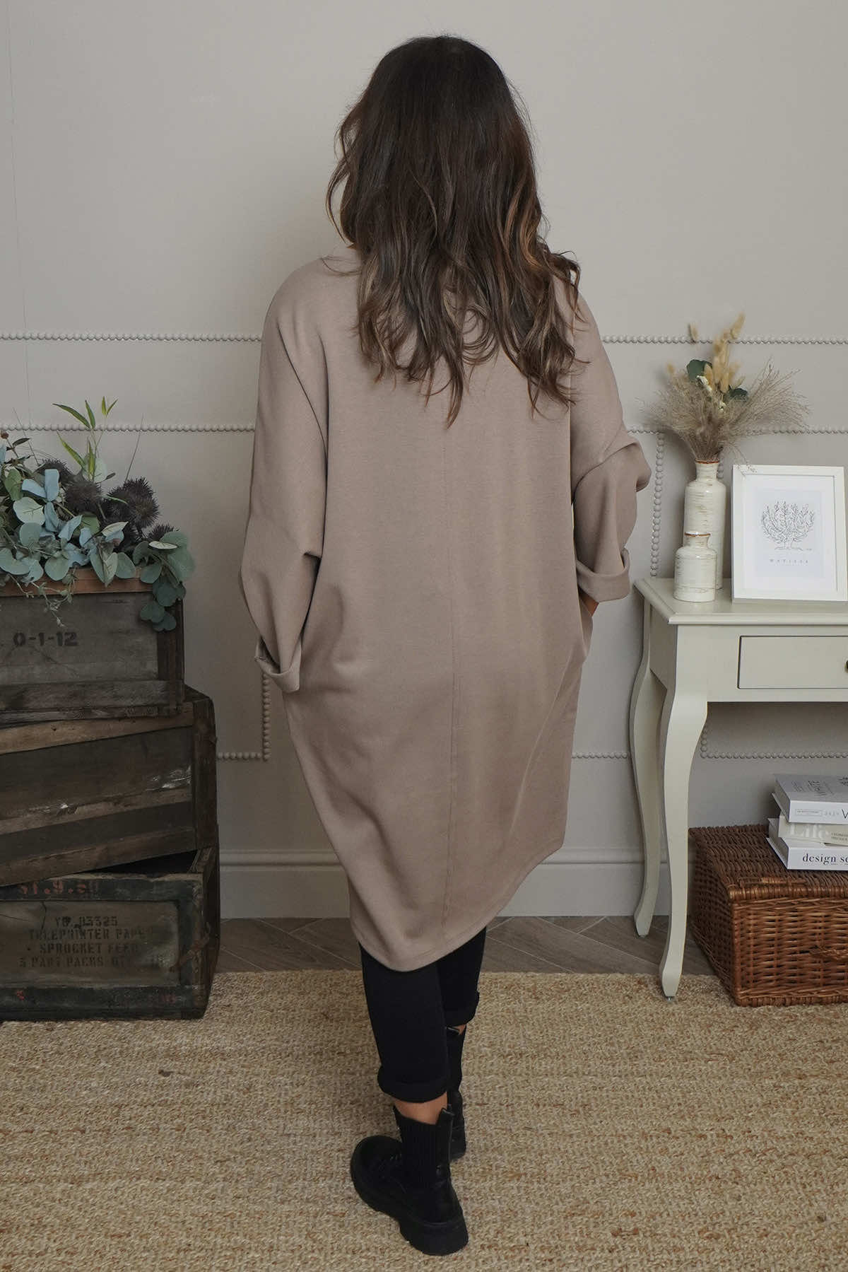 Haisley Cotton Tunic Mocha