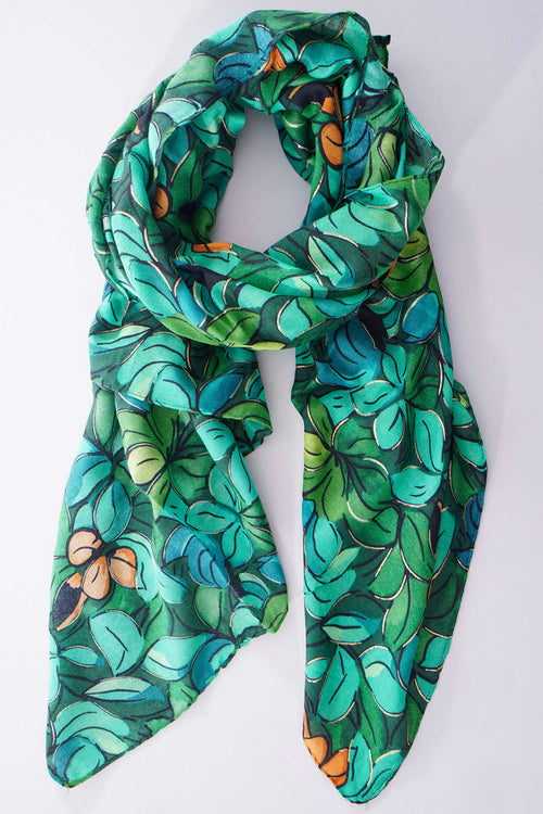 Sheena Scarf Green - Image 1