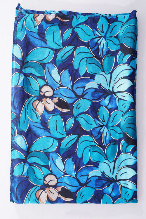 Sheena Scarf Blue - Image 3