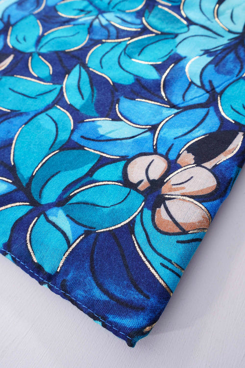 Sheena Scarf Blue - Image 4