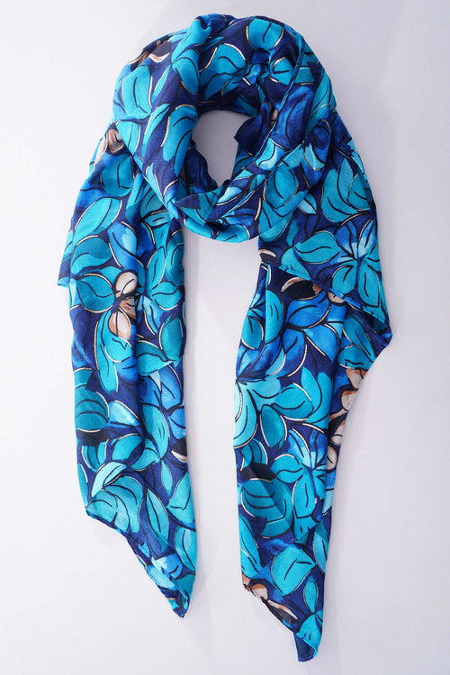 Sheena Scarf Blue - Image 2