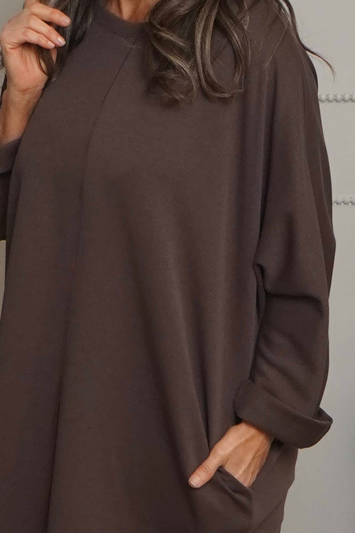 Haisley Cotton Tunic Cocoa