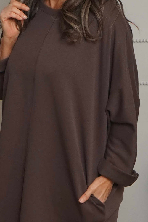 Haisley Cotton Tunic Cocoa - Image 3