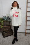 Apres Ski Polo Neck Jumper Cream