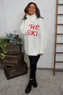 Apres Ski Polo Neck Jumper Cream