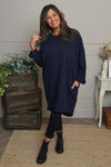 Haisley Cotton Tunic Navy