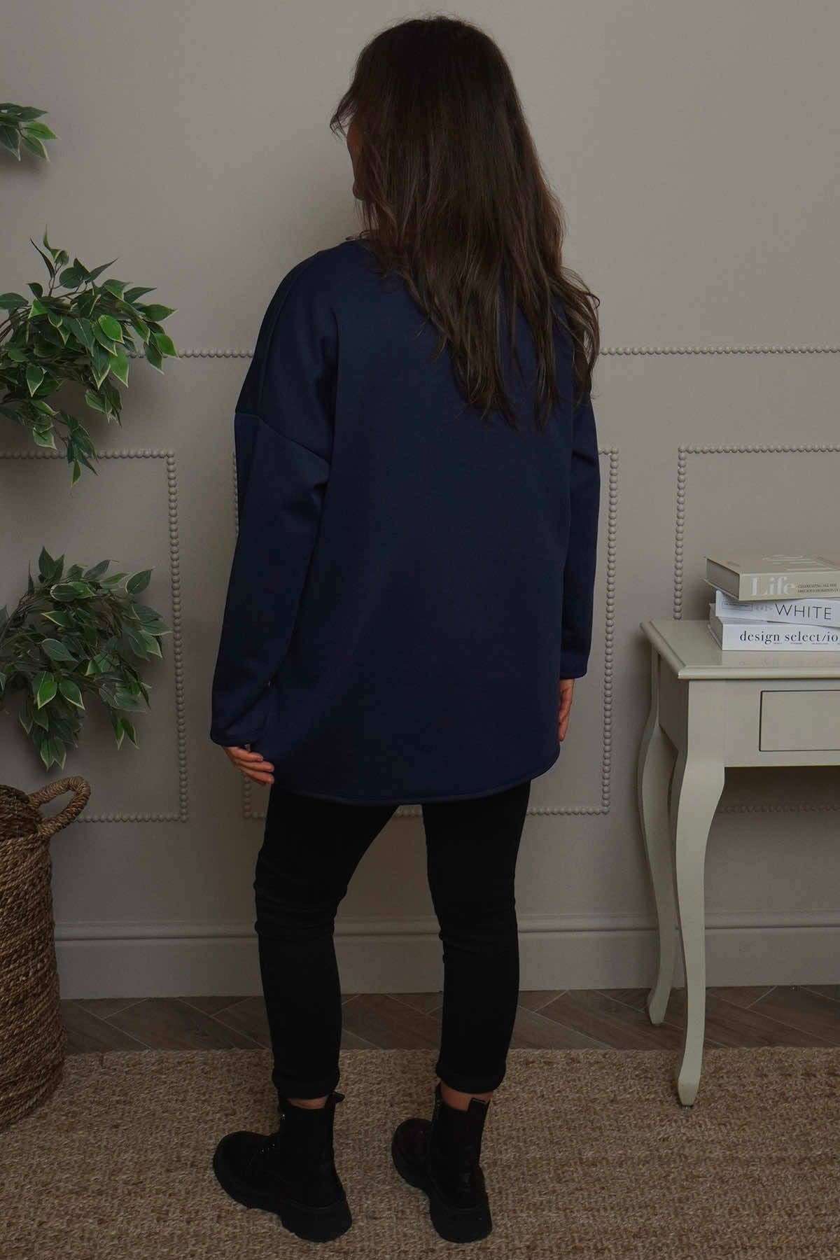Esra Top Navy