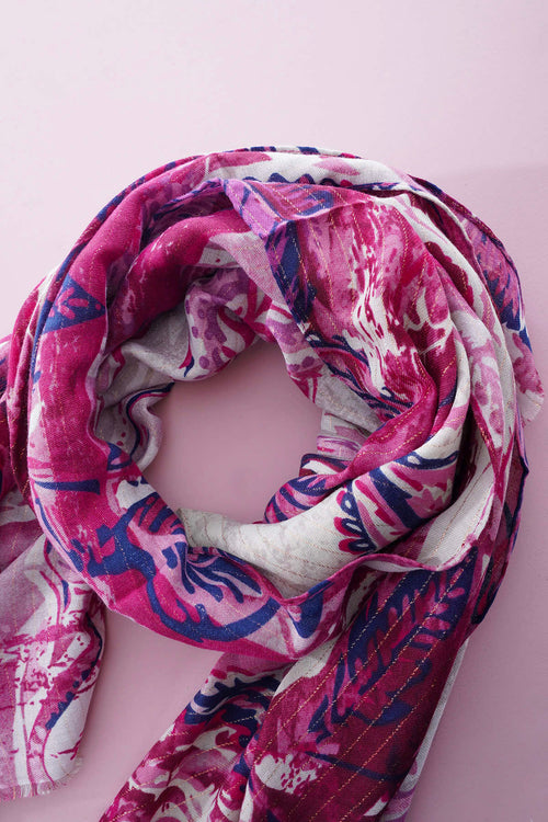 Sheila Scarf Fuchsia - Image 2