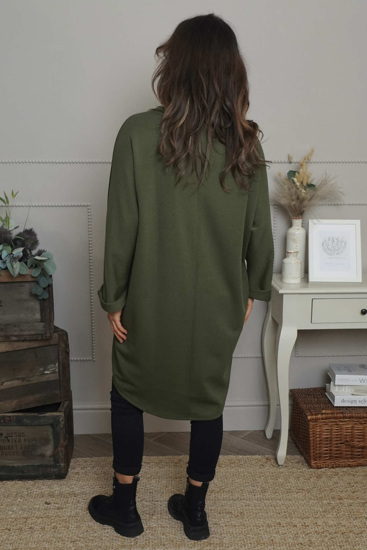 Haisley Cotton Tunic Khaki