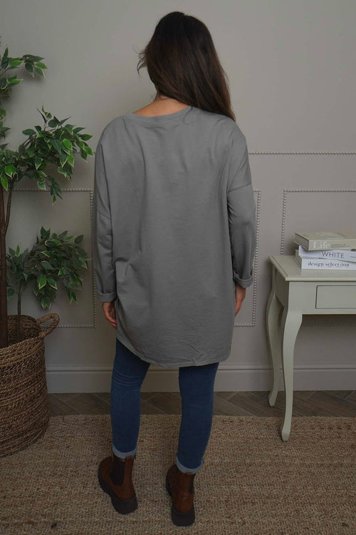 Edwina Cotton Top Mocha - Image 4