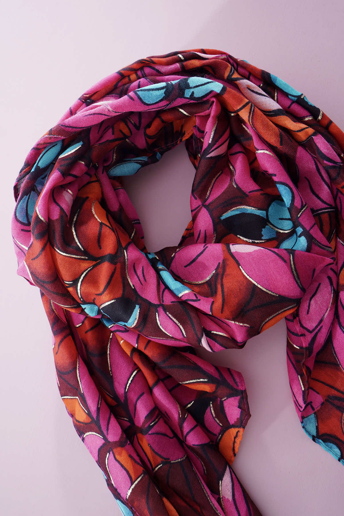 Sheena Scarf Fuchsia
