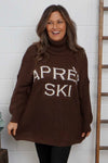 Apres Ski Polo Neck Jumper Cocoa