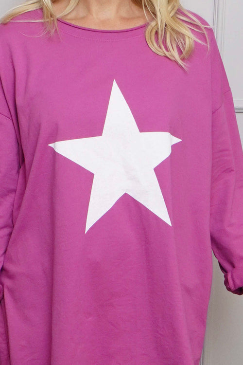 Jodene Star Cotton Top Berry - Image 3