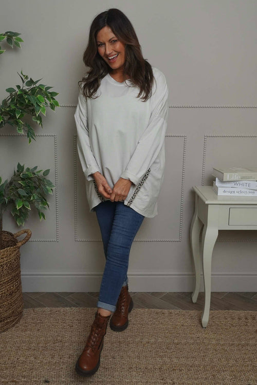 Edwina Cotton Top Stone - Image 2