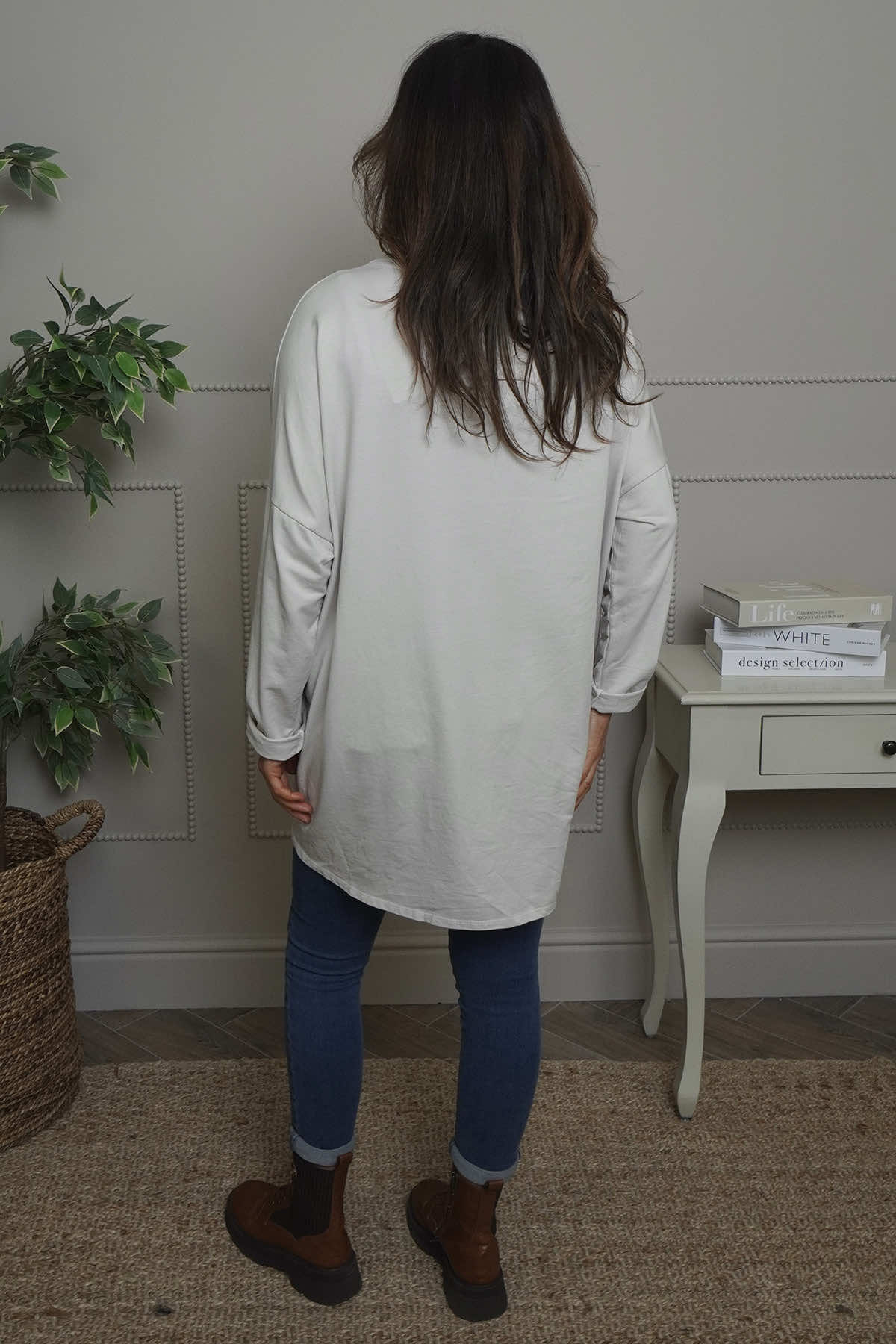 Edwina Cotton Top Stone