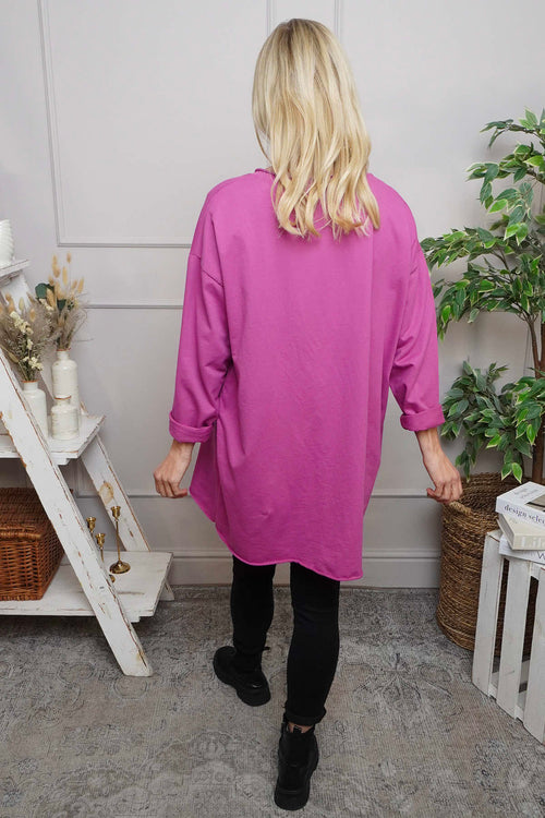 Jodene Star Cotton Top Berry - Image 4