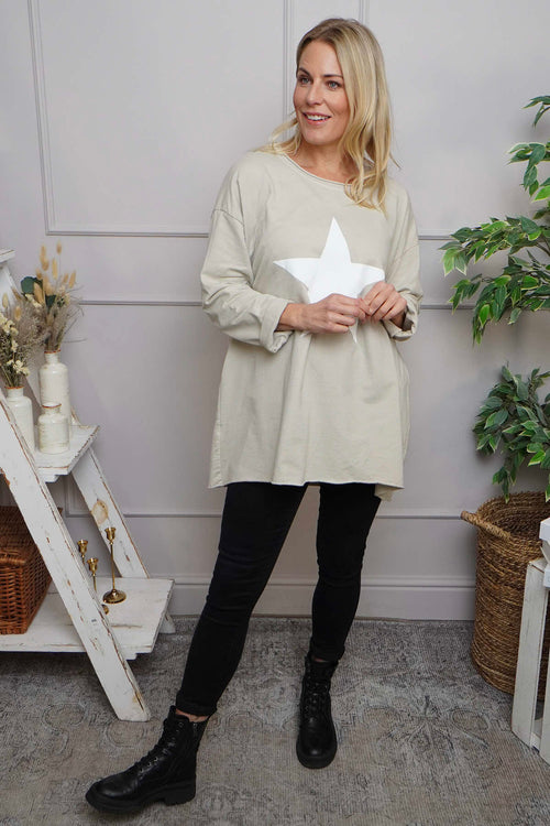 Jodene Star Cotton Top Stone - Image 2