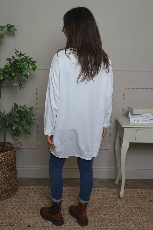 Edwina Cotton Top White - Image 4