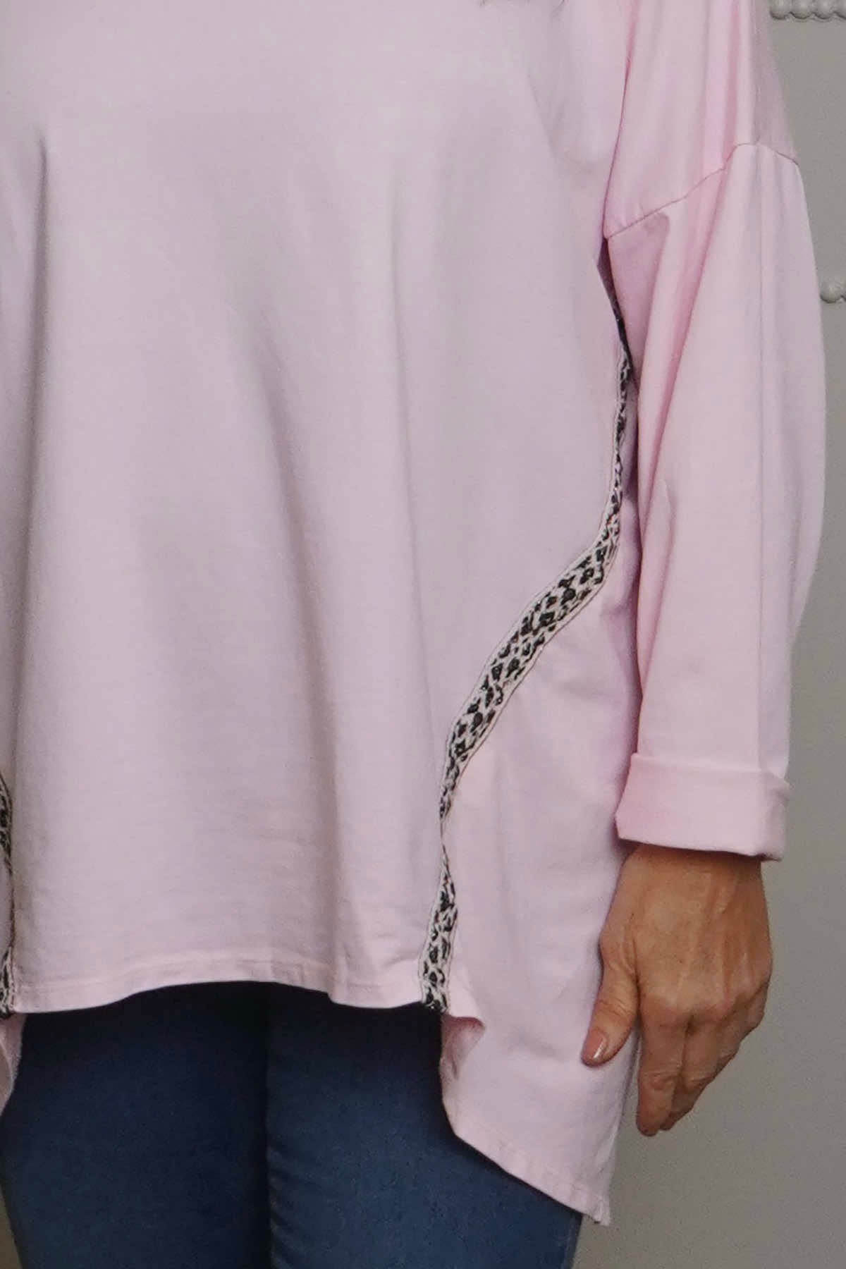 Edwina Cotton Top Pink