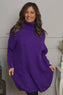 Ellis Polo Knitted Jumper Purple