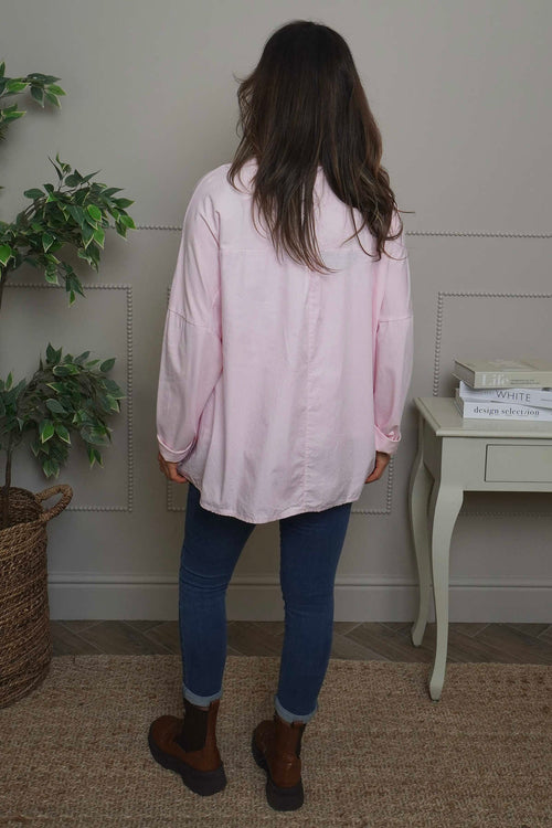 Dianne Cotton Top Pink - Image 4