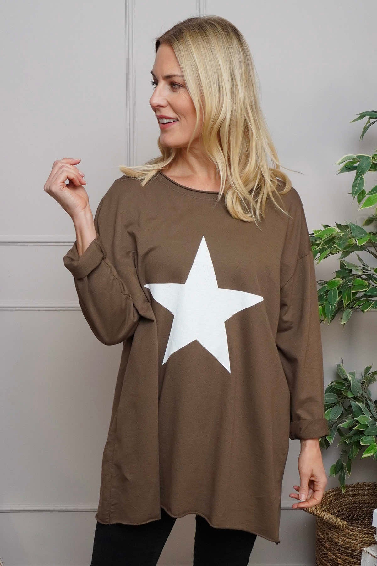 Jodene Star Cotton Top Cocoa