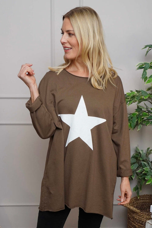 Jodene Star Cotton Top Cocoa - Image 2