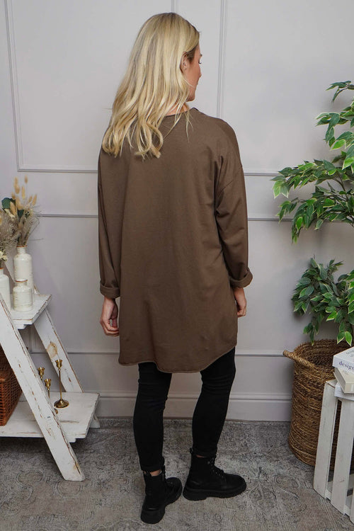 Jodene Star Cotton Top Cocoa - Image 4