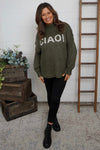 Ciao Knitted Jumper Khaki
