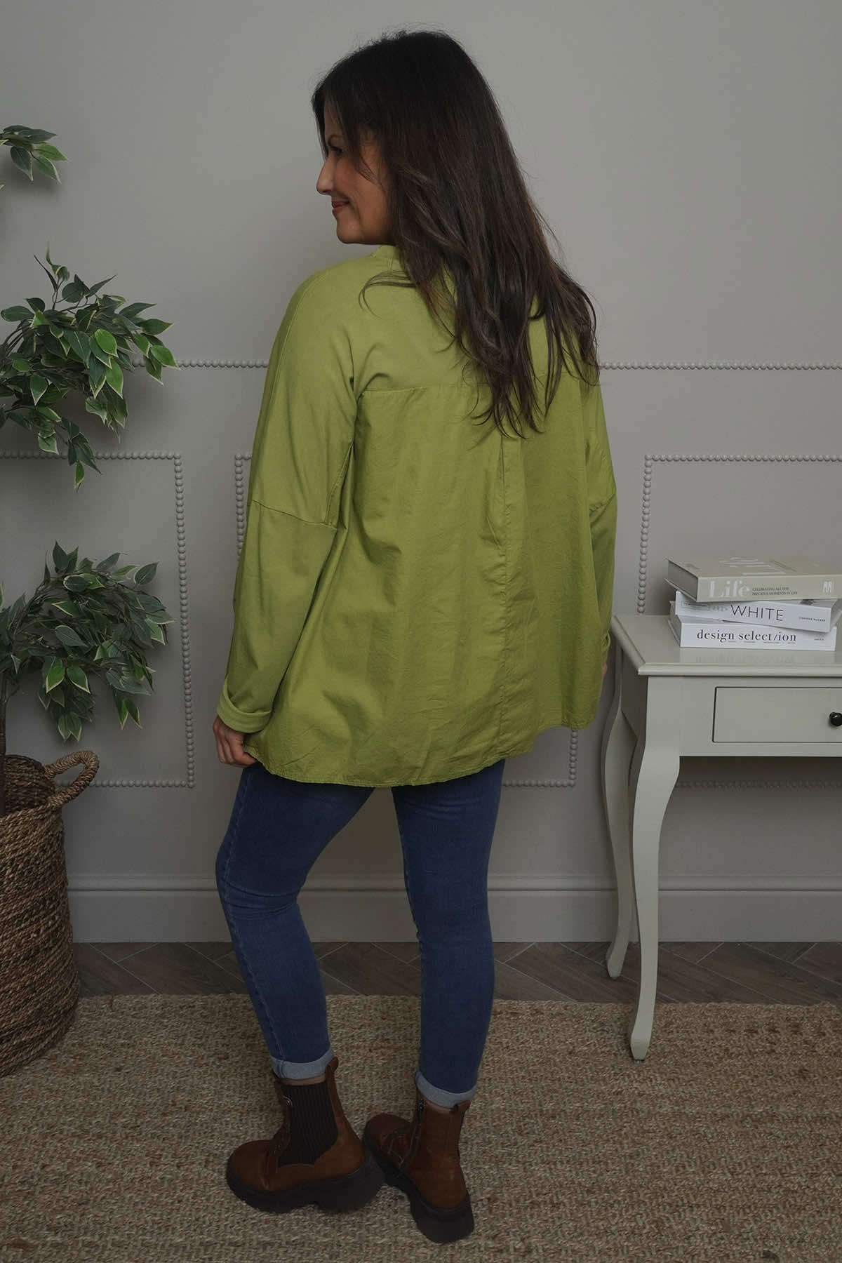 Dianne Cotton Top Green