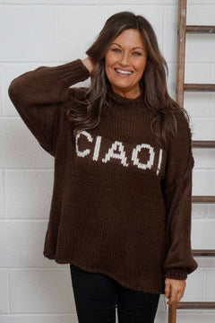 Ciao Knitted Jumper Cocoa