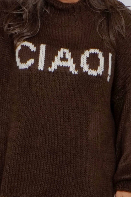 Ciao Knitted Jumper Cocoa - Image 3
