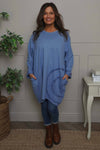 Catherine Cotton Tunic Blue