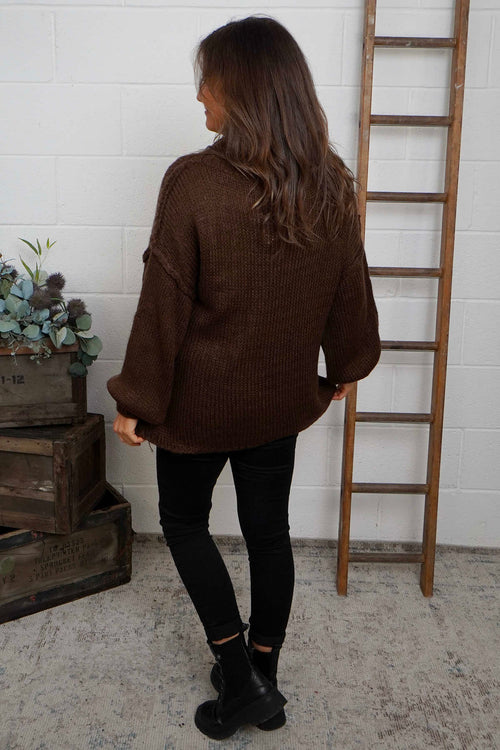 Ciao Knitted Jumper Cocoa - Image 4