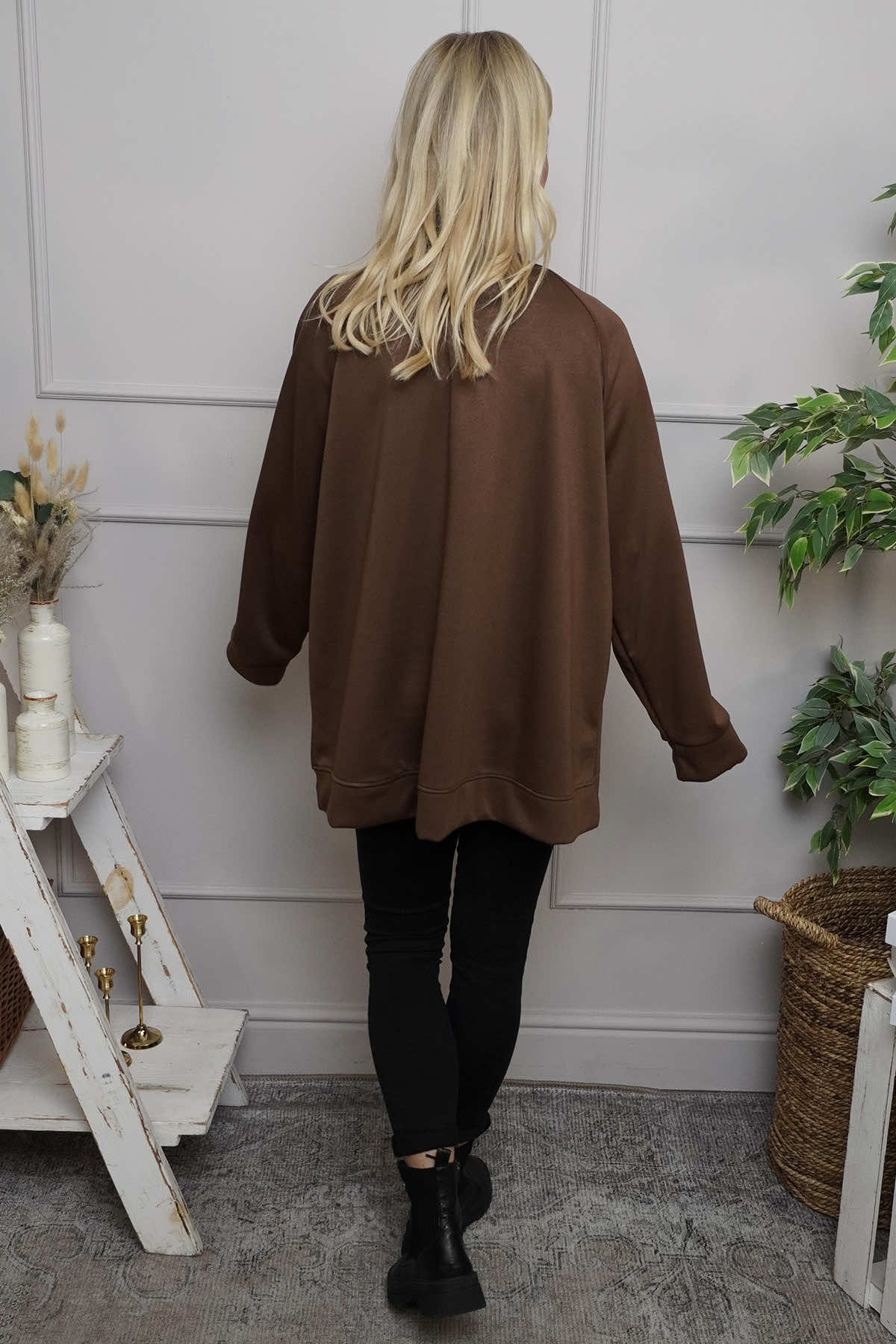 C'est La Vie Sweatshirt Cocoa