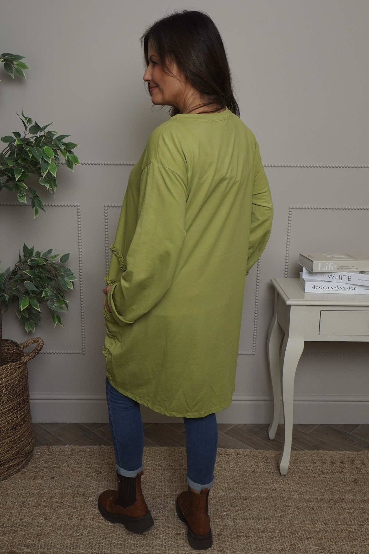 Catherine Cotton Tunic Green