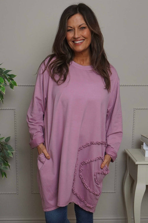 Catherine Cotton Tunic Pink - Image 2