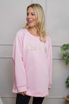 C'est La Vie Sweatshirt Pink