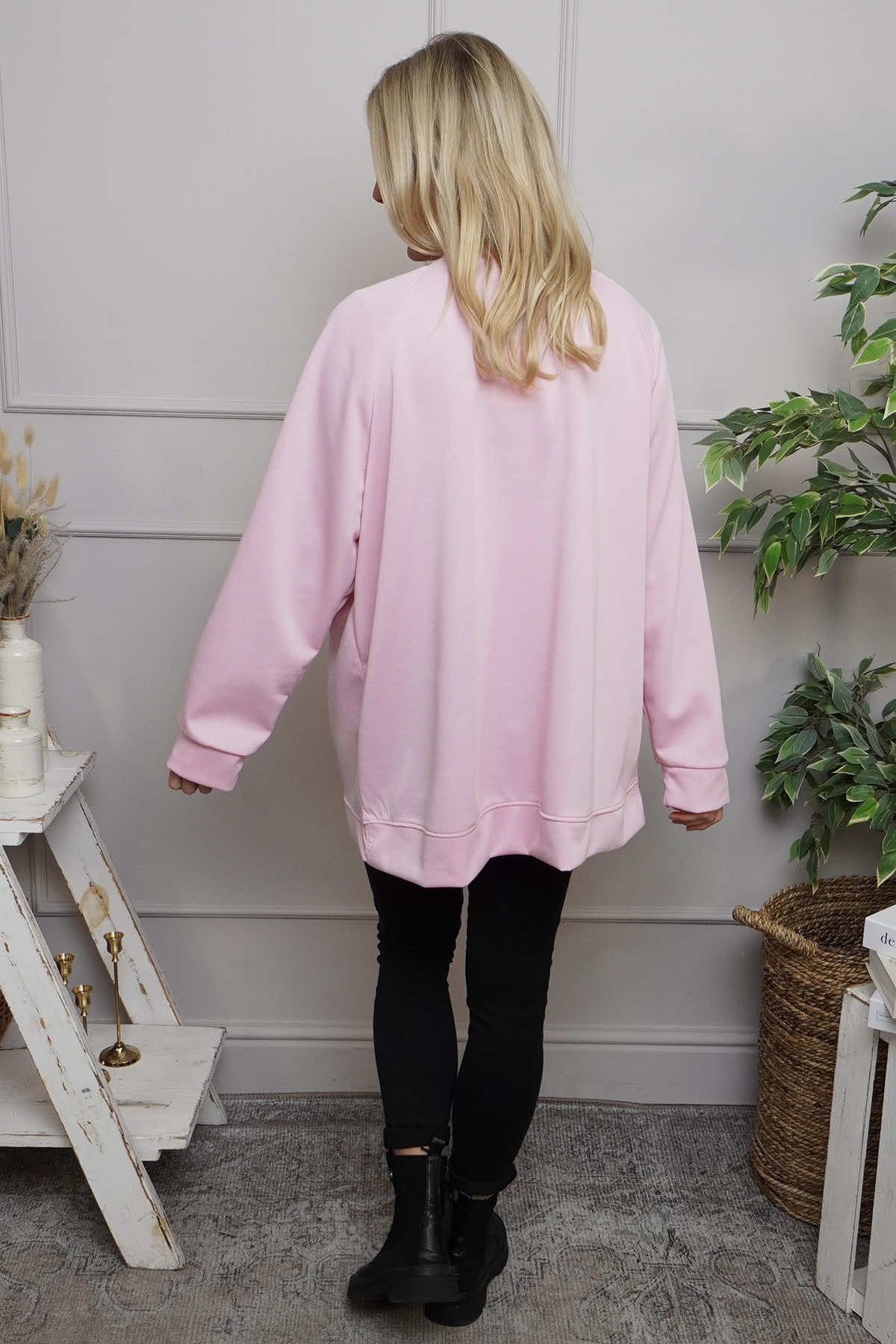 C'est La Vie Sweatshirt Pink