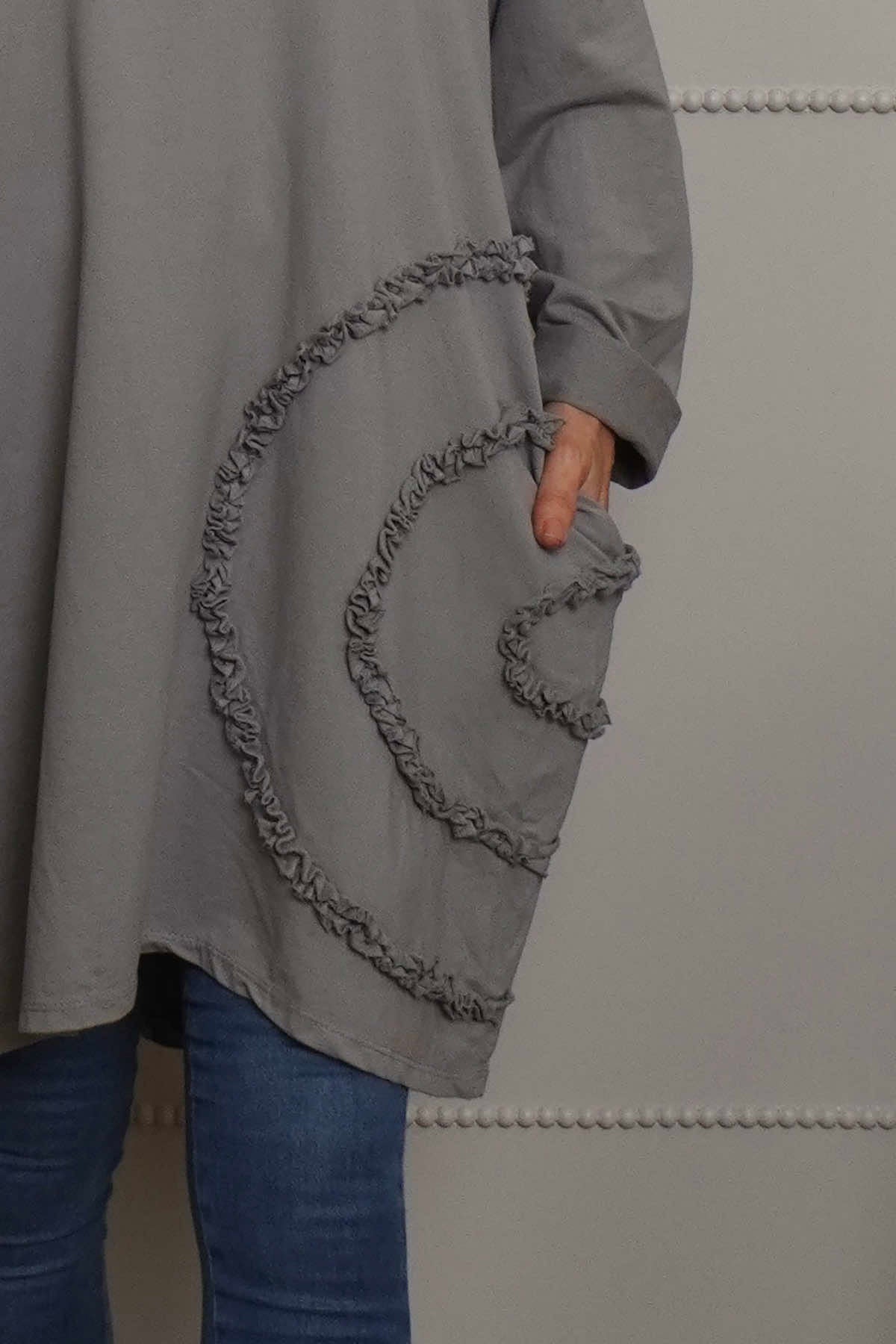 Catherine Cotton Tunic Mocha