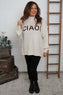 Ciao Knitted Jumper Stone