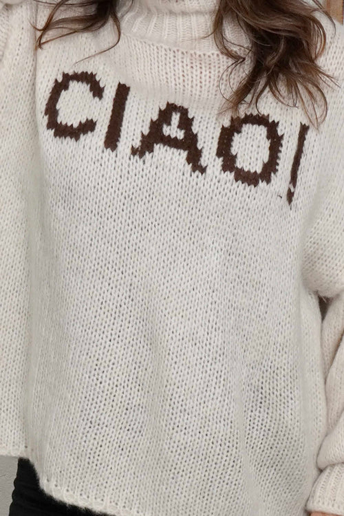Ciao Knitted Jumper Stone - Image 3