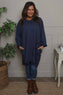 Catherine Cotton Tunic Navy