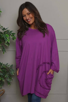 Catherine Cotton Tunic Berry